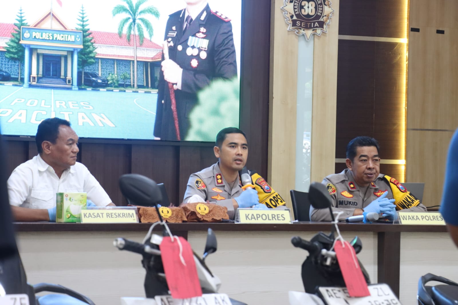 Polres Pacitan Ungkap Dua Kasus Kejahatan: Curanmor dan Pencurian Umbi Porang Diusut Tuntas