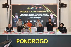 Polres Ponorogo Ungkap Curanmor, Tersangka Residivis Diamankan