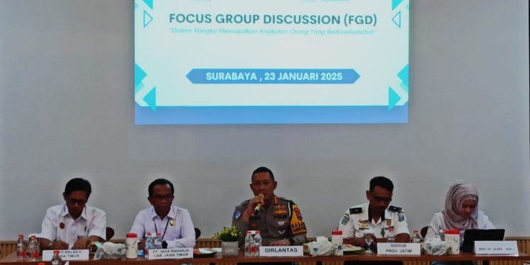 Sering Terjadi Laka Lantas Libatkan Bus, Ditlantas Gelar Focus Group Discussion