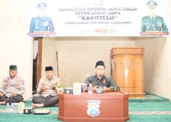 Rutin Laksanakan Karomah, Kapolres Kediri Kota: Tingkatkan Kualitas Iman dan Taqwa Personel