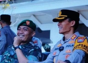 Sinergitas TNI – Polri, Kapolres Tuban Gelar Apel Bersama Kodim 0811