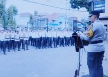 Kapolres Kediri Kota Pimpin Apel Gelar Pasukan Operasi Keselamatan Semeru 2025: Tekankan Tertib Berlalulintas dan Minimalisir Angka Kecelakaan