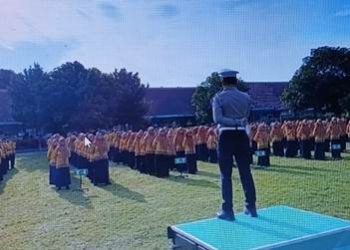 Polres Kediri Kota Gelar Apel Keselamatan Lalu Lintas untuk Pelajar