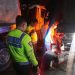 Gerak Cepat Polantas Polres Lamongan Atasi Kecelakaan Truk Trailer Bermuatan Gula 38 Ton