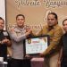 Kapolresta Banyuwangi Terima Penghargaan Anugerah Pembina IJTI