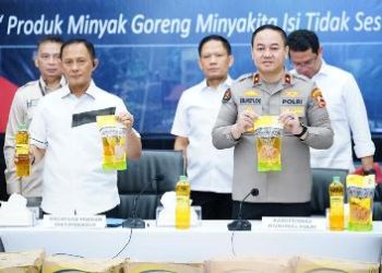 Polri Bongkar Kecurangan Minyak Goreng, Ribuan Liter Disita