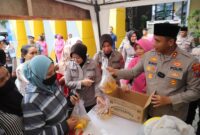 Ramadhan Berkah, Polres Kediri Gelar Bazar Murah Masyarakat