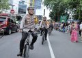 Kapolres Lamongan Pimpin Patroli Bersepeda, Pastikan Keamanan Warga di Bulan Suci Ramadhan – Lebaran