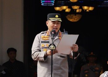 Tingkatkan Kondusivitas dan Deklarasi Damai, Kapolresta Malang Kota Pimpin Apel Kesiapan Pengamanan Sertijab Walikota