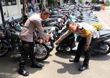 Satlantas Polresta Malang Kota Gencarkan Patroli Blue Light,  Ratusan Motor Terjaring Razia Balap Liar