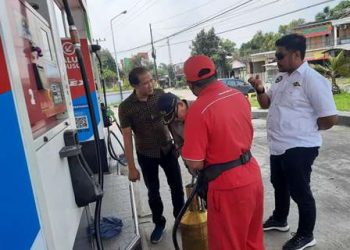 Jelang Idul Fitri 1446H, Polres Kediri Kota Sidak SPBU, Pastikan Kualitas dan Stok BBM Aman
