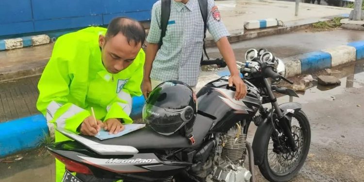 41 Knalpot Brong Disita Polres Pacitan Selama Sepekan